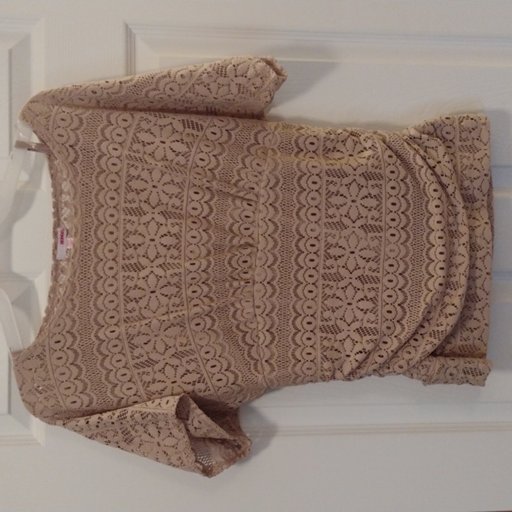 Lacey Summer Beige Top